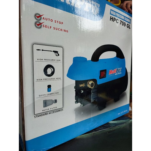 multipro hpc709GL high pressure cleaner HPC 709 GL jet cleaner mesin cuci motor mobil