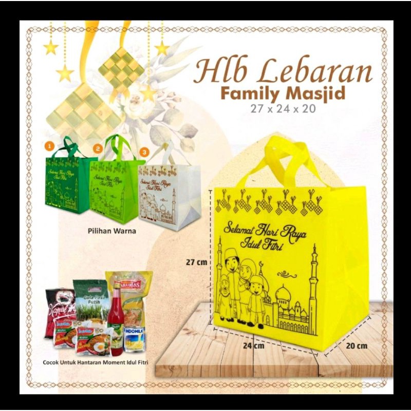 

Tas lebaran/box bag lebaran 27x24x20 (isi 12)