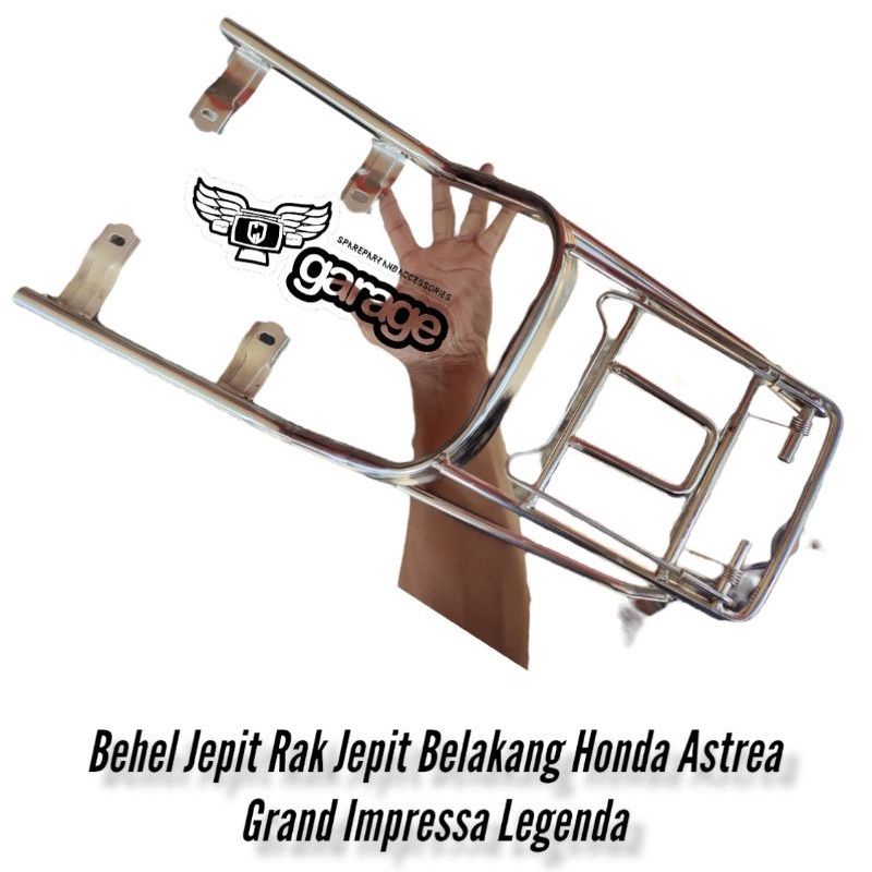 Rak Jepit Belakang / Behel Jepit Belakang  Honda Astrea Legenda, Grand, & Impressa