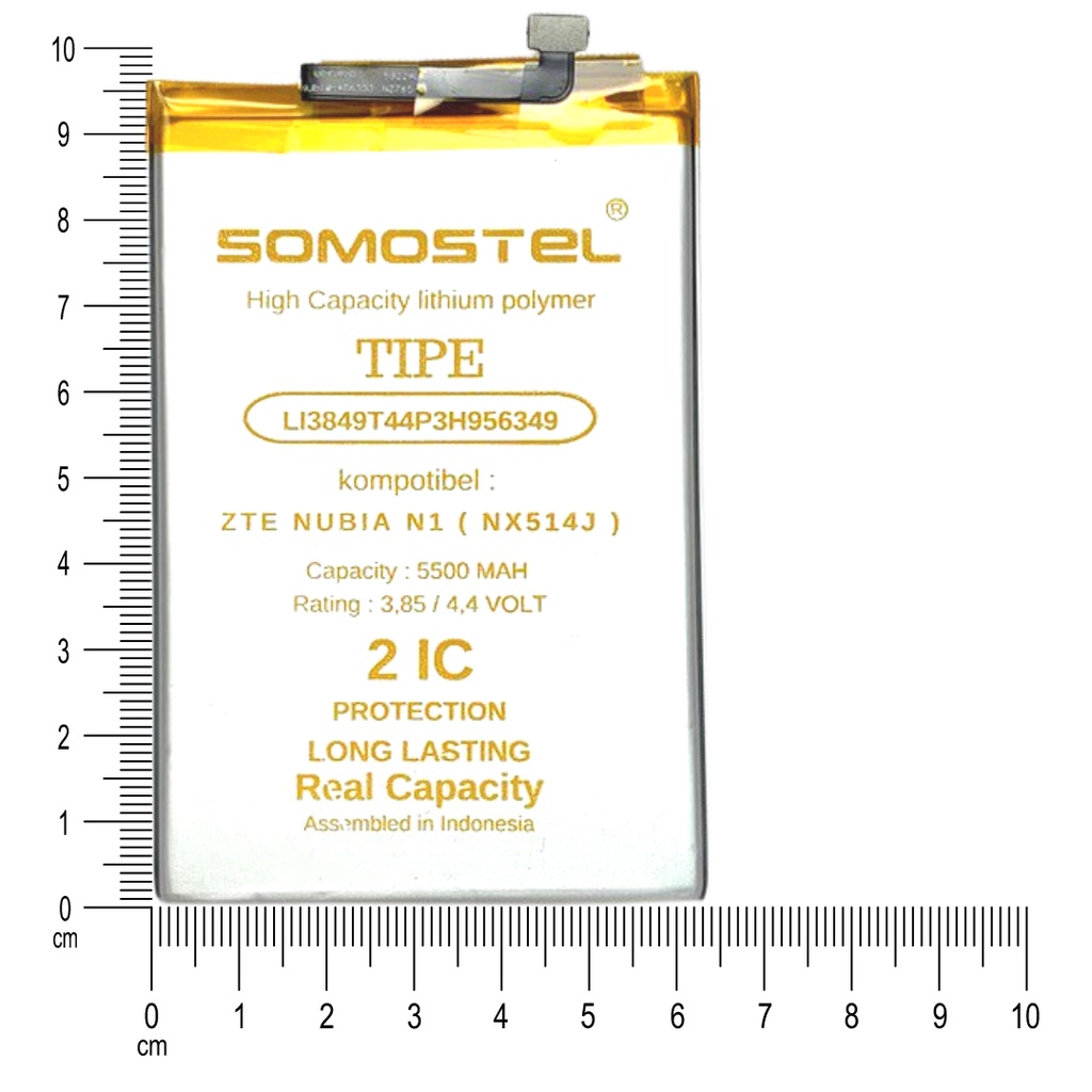 Somostel - LI3849T44P3H956349 ZTE Nubia N1 / NX514J Batre Batrai Baterai