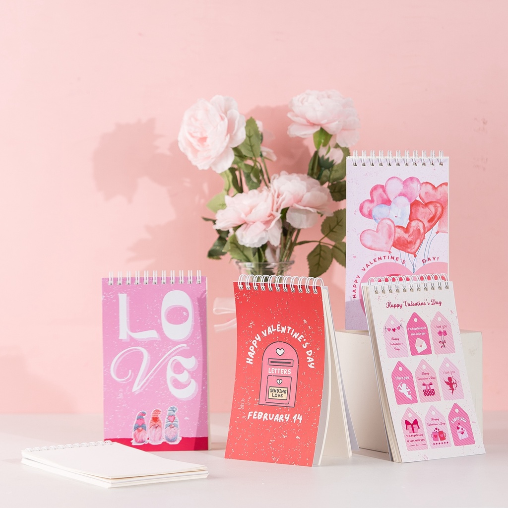 

Notes / Notebook / Notepad Valentine / Souvenir Hari Kasih Sayang