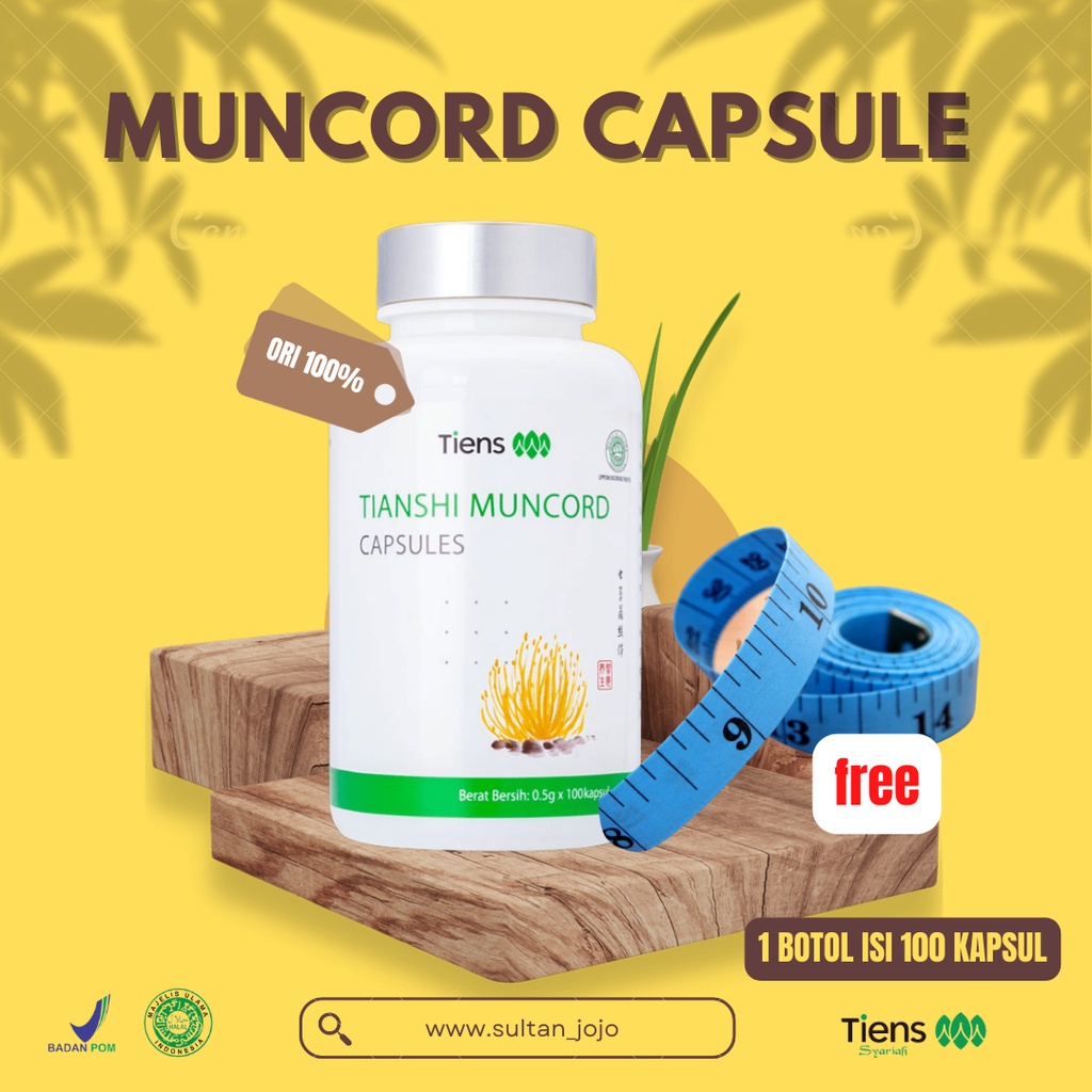 Tianshi Muncord Tiens Original Kesehatan Seksual 100kapsul 100 Kapsul Tiansi Tiensi Tienshi Thiansi 