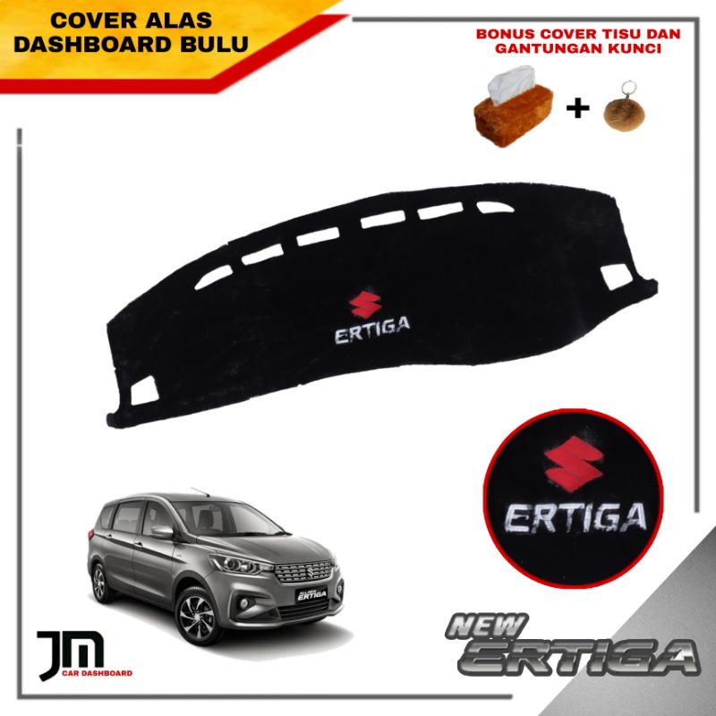 Cover alas karpet pelindung dashboard mobil suzuki ERTIGA new tipe GL GX 2018-2024 bulu bordir