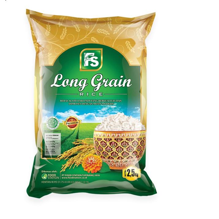 

♡ Food Station - Beras Long Grain Green 2 Pcs @ 2.5 Kg ♂