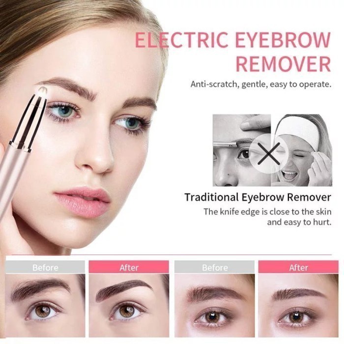 FMFIT ELECTRIC PRECISION EYEBROW TRIMMER / Pensil Cukur Elektrik Multifungsi