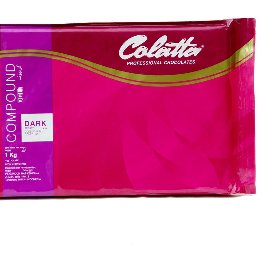 

➥ Cokelat Batang - Chocolate Compound Colatta Dark Kemasan 1kg ♥