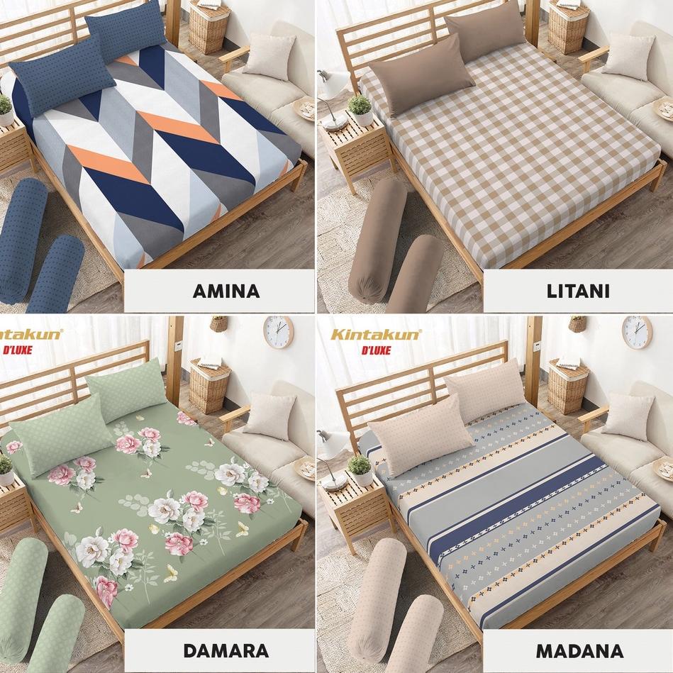 ✤ Kintakun Sprei D'Luxe Queen Size Nirmana Edition Uk  TINGGI 30 CM ✪