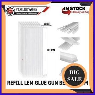 

parts Isi Refill Lem Tembak Glue Gun Besar Lem Lilin Bakar Glue Stick 30 CM Per Pack 1F3B2