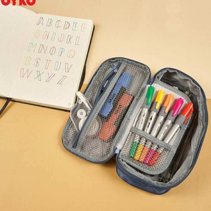 

BISA COD JOYKO PC5004 PENCIL CASE DOMPET TEMPAT PENSIL BESAR
