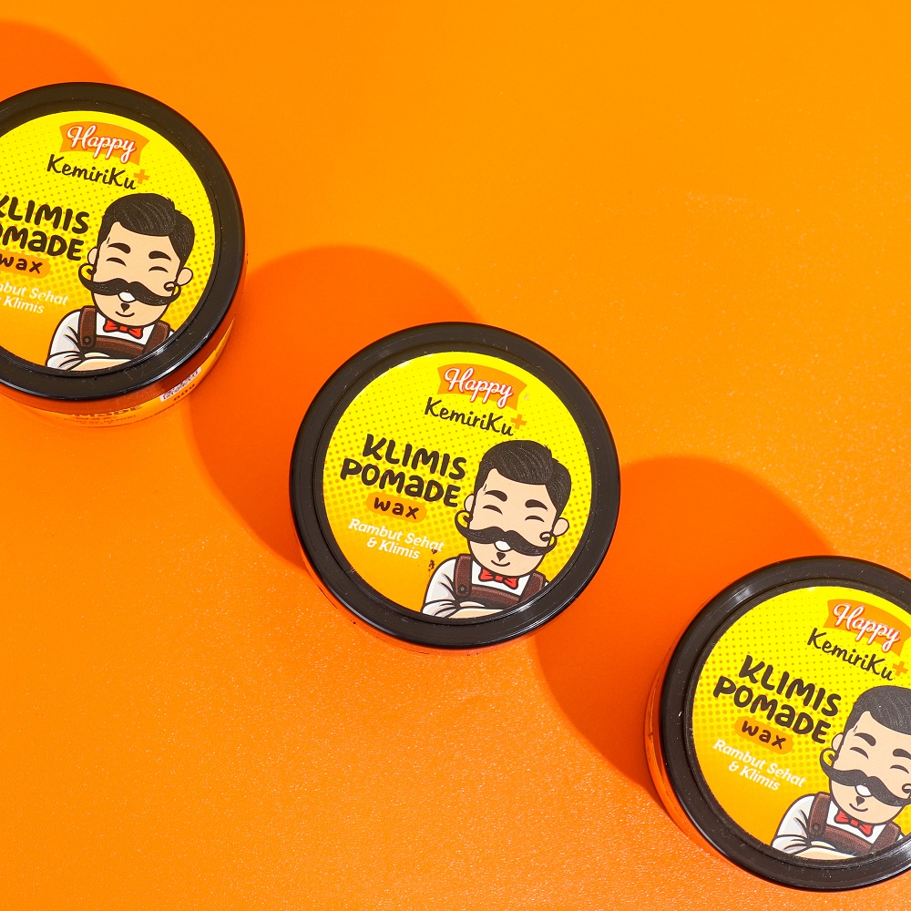 Happy Kemiriku Pomade Klimis | Wax Based 80 Gram