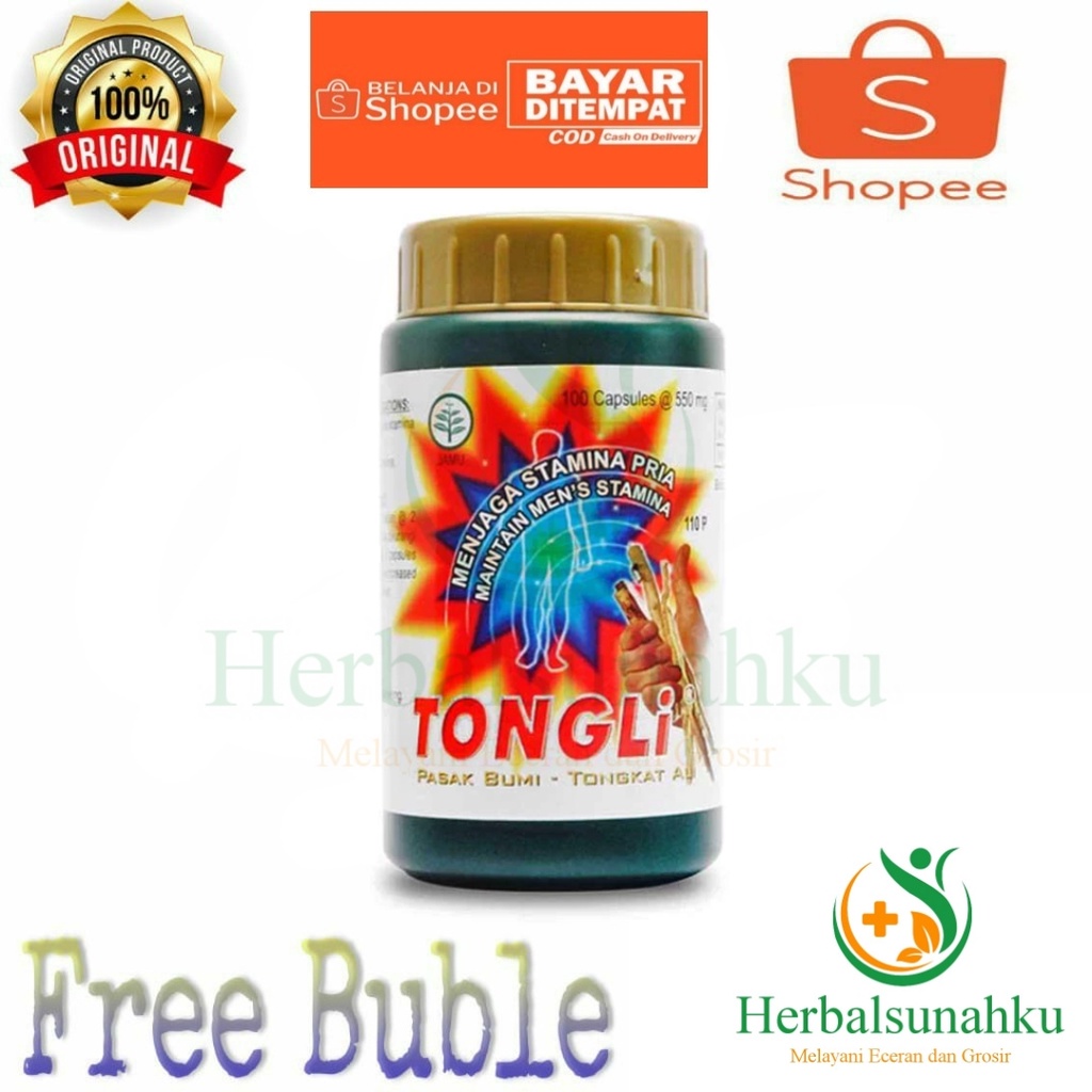 Tongli 100 kapsul BRD | Borobudur Herbal | Membantu Menjaga Stamina