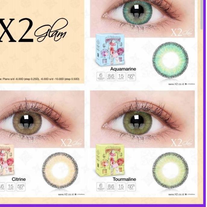 ➪ Softlens X2 GLAM Diameter 15mm ★