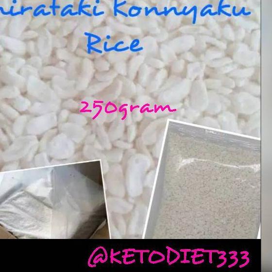 

™ Low Carbs Shirataki Konnyaku Rice 250gr / Beras Shirataki Rendah Kalori ♥