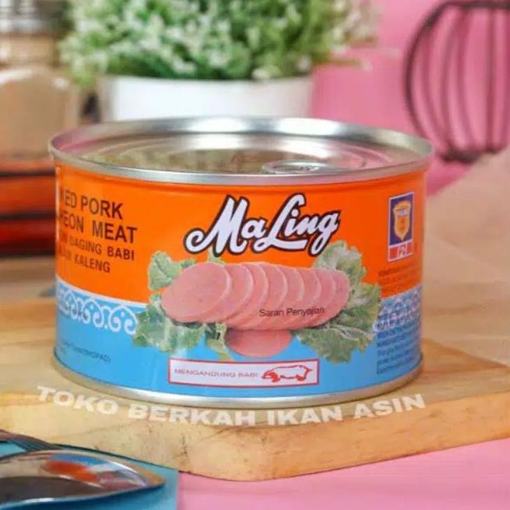 

○ Ma Ling Pork Luncheon TTS 397 Gram / Daging Ham MaLing Kaleng / Daging Babi ☺