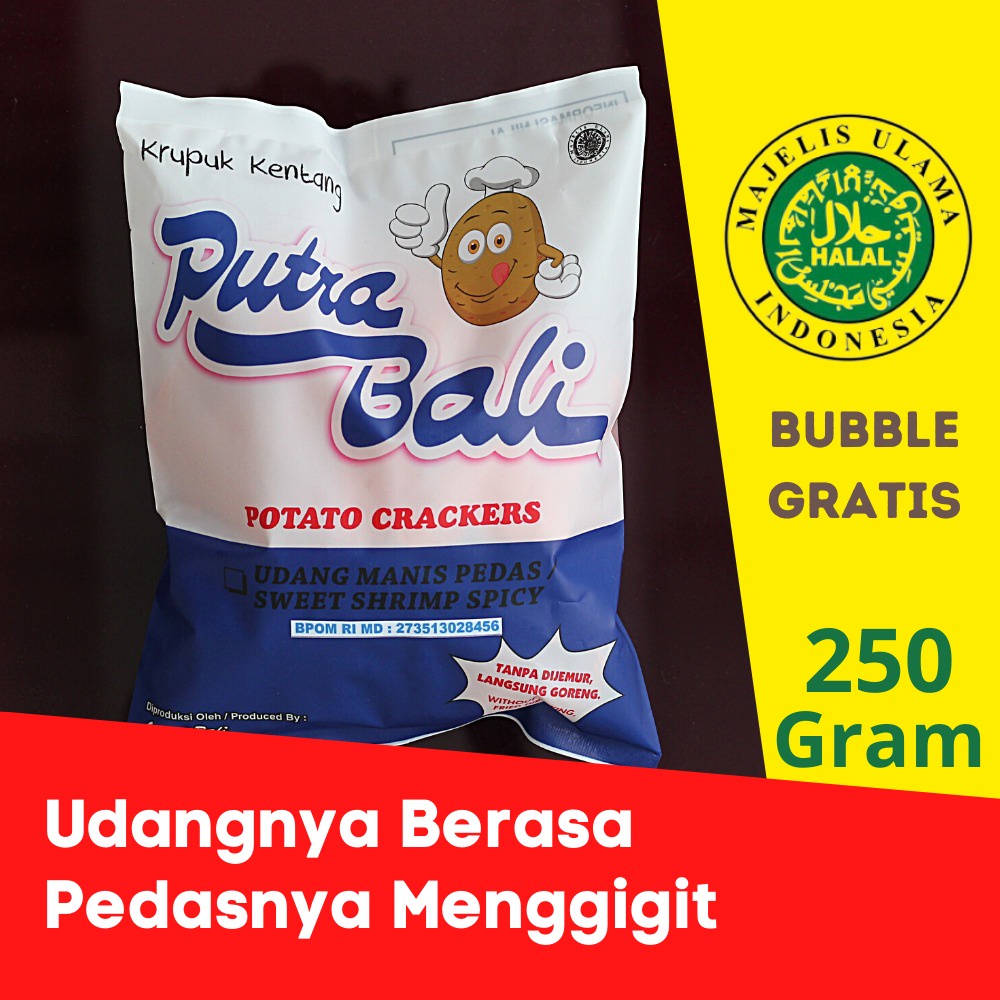 Putra Bali Kerupuk Kentang 250g