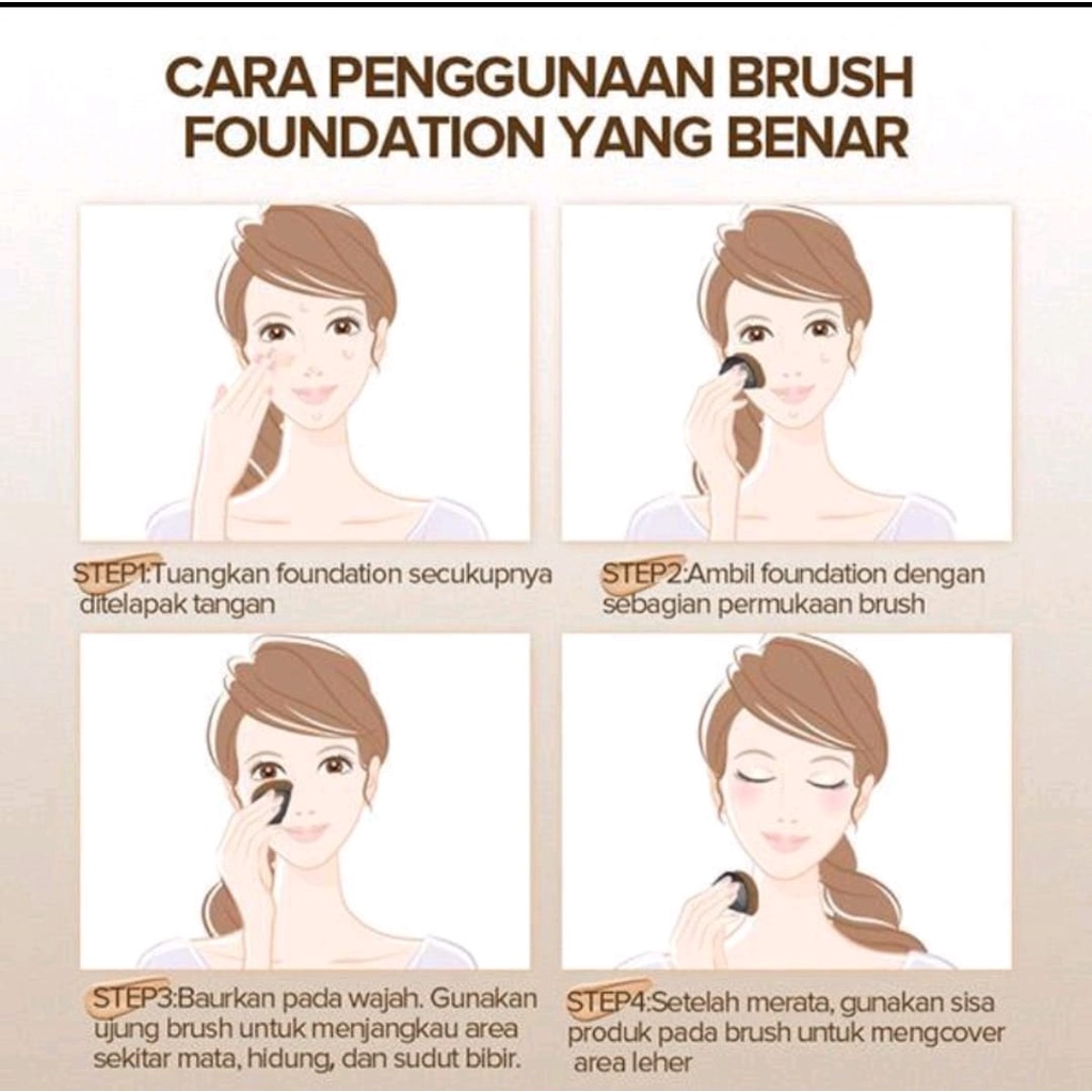 Kuas Make Up Magic Foundation Brush