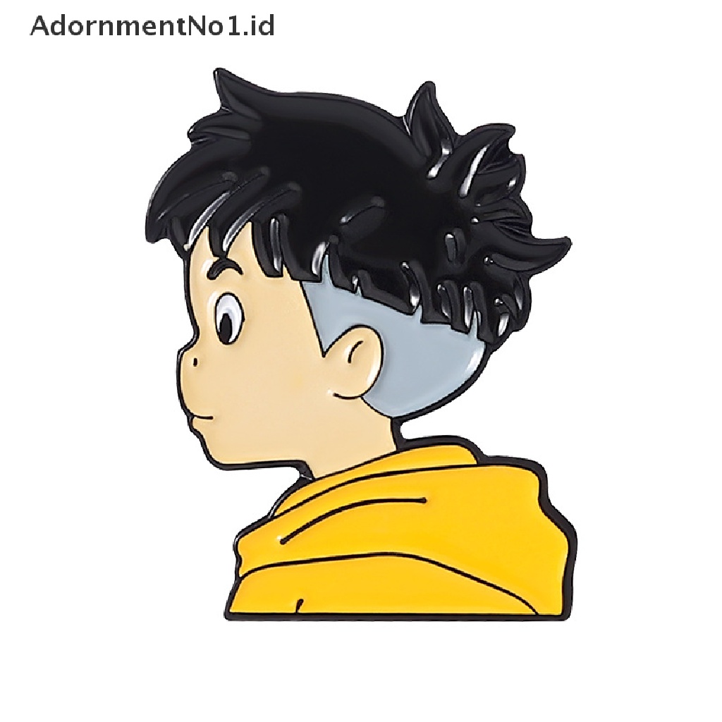 [AdornmentNo1] Pin Enamel Film Kartun Howl Sofia Ponyo Bros Lencana Kerah Pin Lucu Anime Perhiasan Hadiah Untuk Teman Anak [ID]