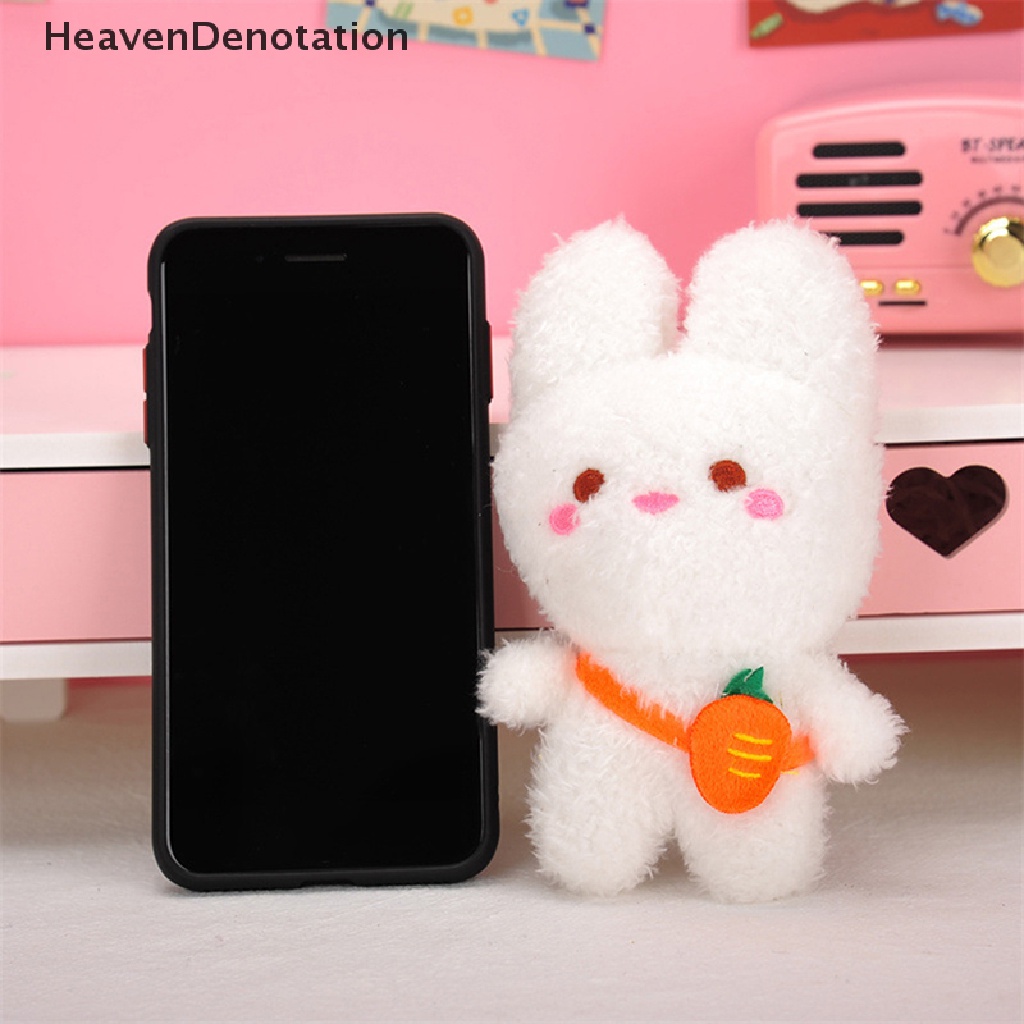 [HeavenDenotation] 15 cm Kartun Kelinci Lembut Boneka Binatang Anime Plush Doll Kawaii Kucing Lucu Gantungan Kunci Liontin Mainan Anak Perempuan Anak Hadiah Aksesoris HDV