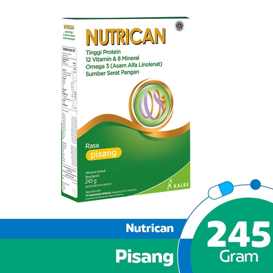 

♜ Nutrican Pisang 245gr - Tinggi Energi dan Protein ➳