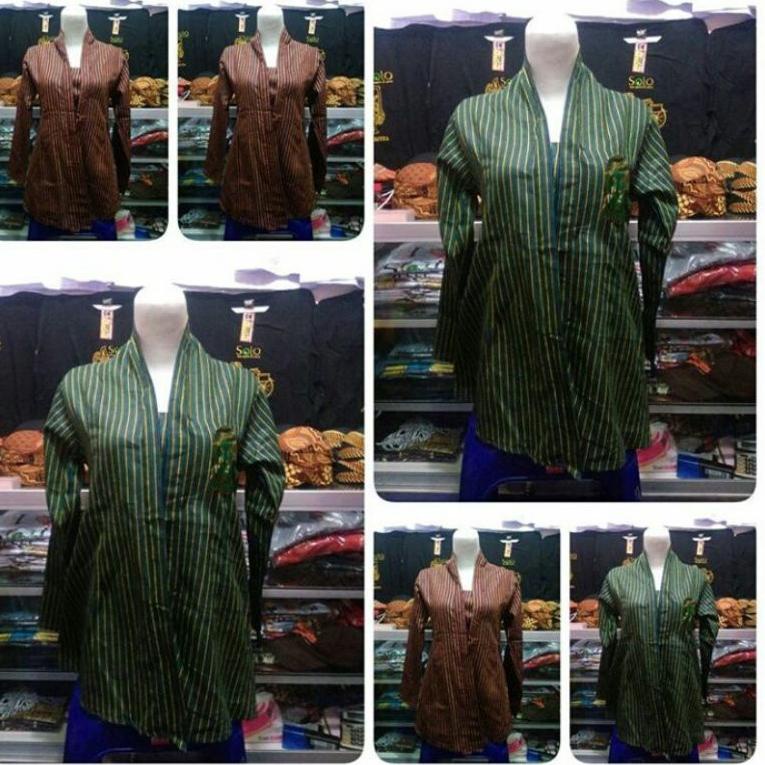 TREN TERBARU Kebaya wanita sorjan lurik