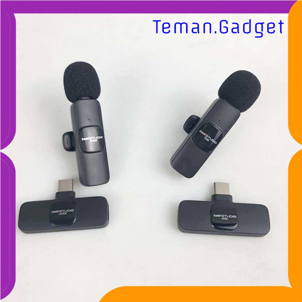 TG - KMR TaffSTUDIO Wireless Lavalier Lapel Microphone Vlogger USB Type C - HO86/ODR08