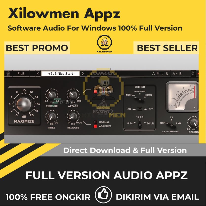 [Full Version] Kuassa Kratos 2 Maximizer Pro Lifetime Audio Software WIN OS