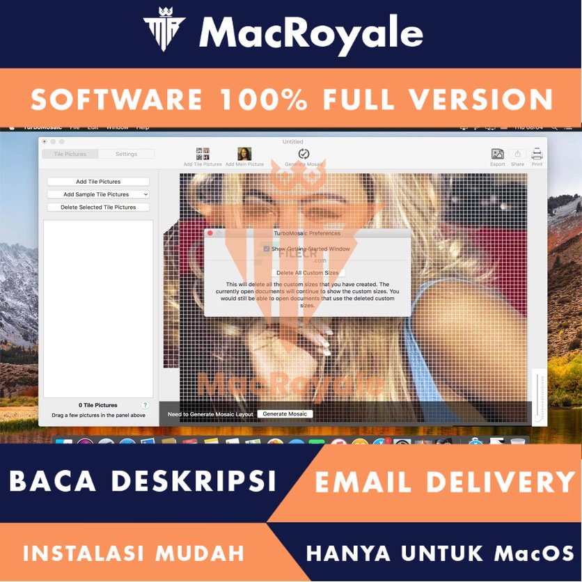 [MacOS] TurboMosaic Full Version Lifetime Full Garansi