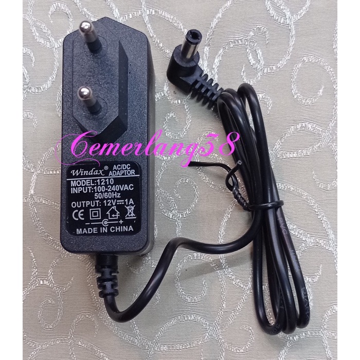 SALE!! 1A 12V BK 12 W Switching Adaptor Charger 12V 1a - BENGKOK