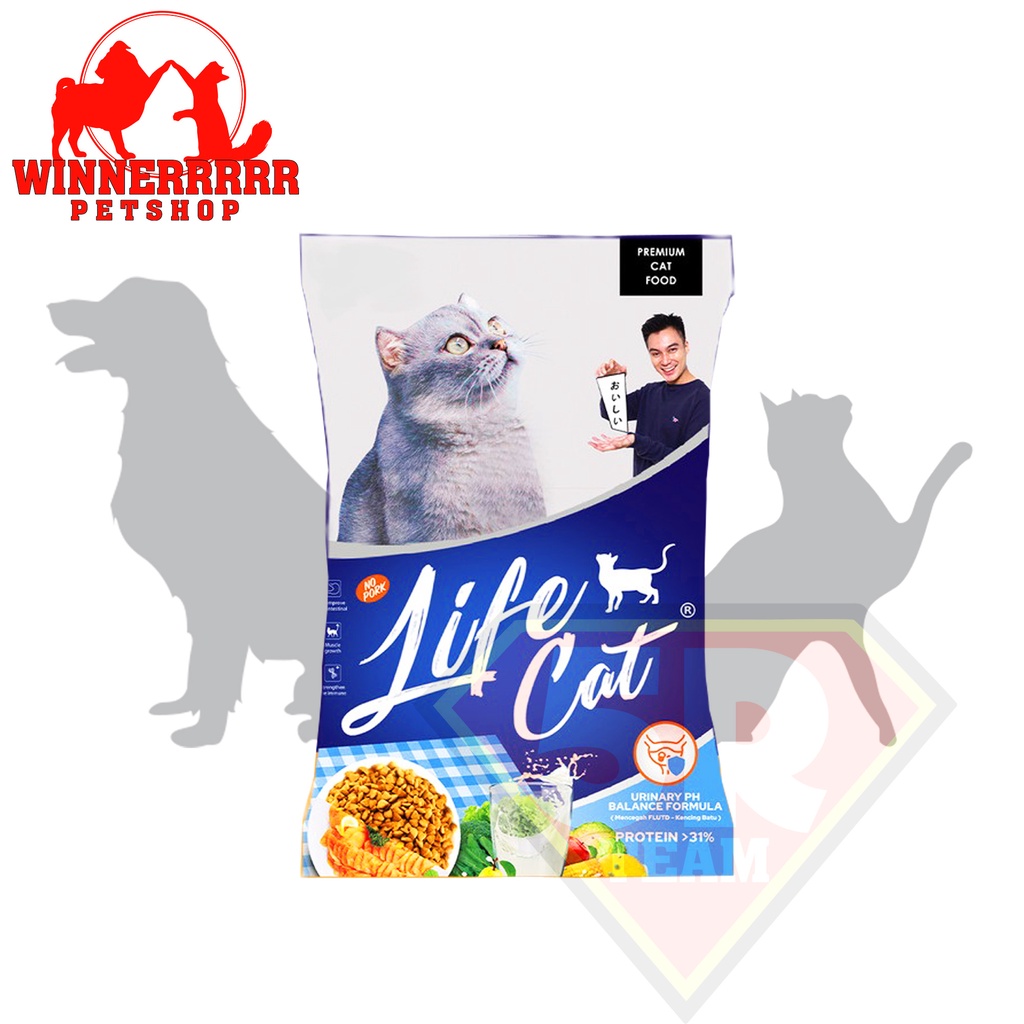 Life Cat 20 Kg/Makanan Kering Kucing Life Cat 20000 g/ Grosir Life Cat