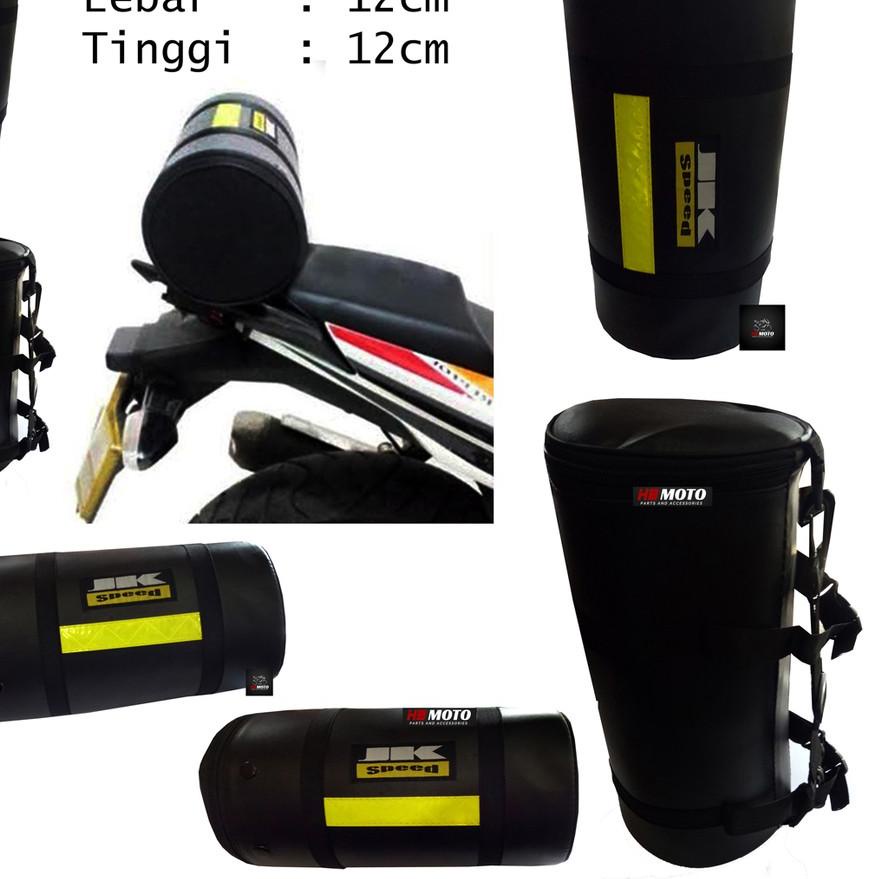 BISA COD - TABUNG BAGASI / Tas Jas Hujan Motor JK SPEED KECIL / Box Jas Hujan Motor Baru 