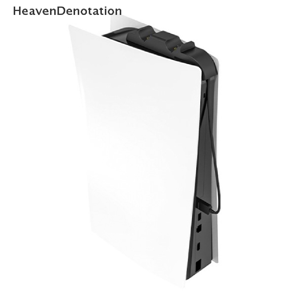 PLAYSTATION [HeavenDenotation] Charger Controller PS5 Baru Dual Fast Charging Cradle Dock Station Untuk Playstation5 Gamepad Wireless Joypad HDV