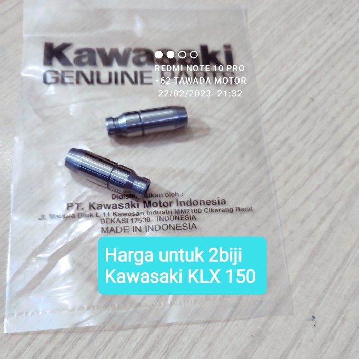 BOS BOSH BOTOL KLEP KAWASAKI KLX 150.HARGA 2BIJI