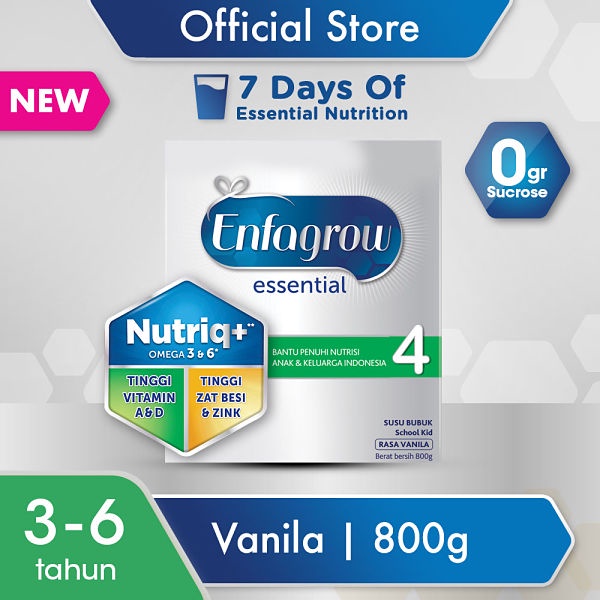 ENFAGROW ESSENTIAL 4 800GR VANILLA