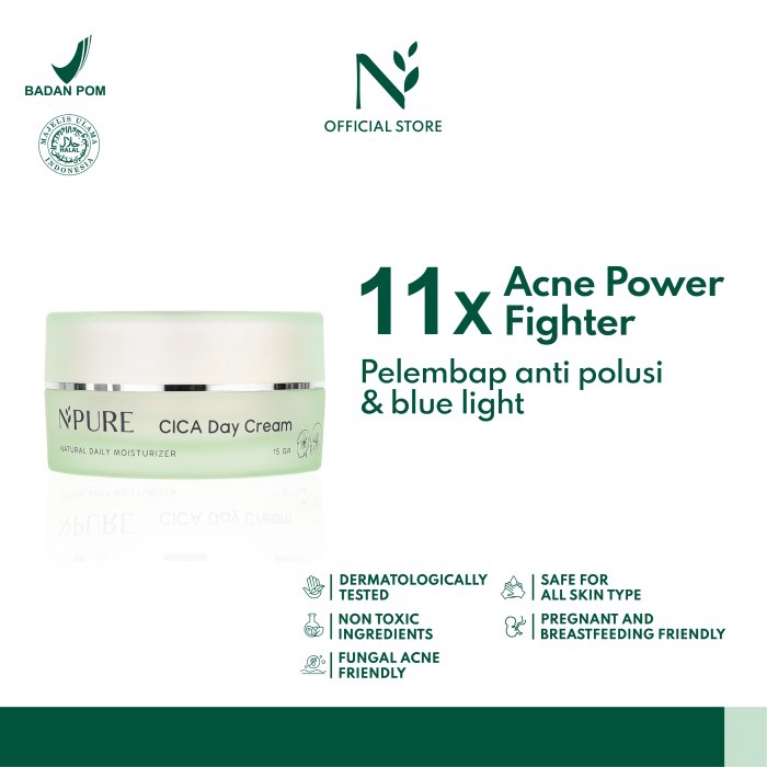 NPURE Day Cream Centella Asiatica (Cica Series)