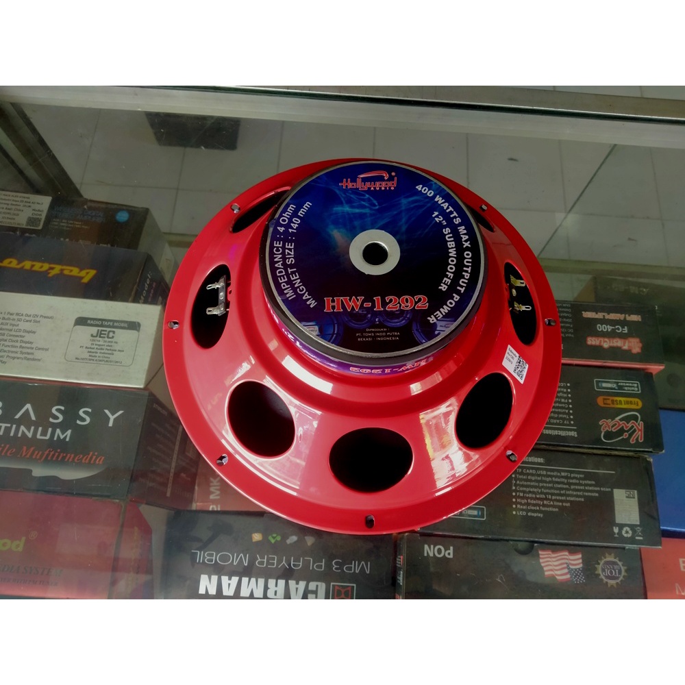 SPEAKER SUBWOOFER 12 inch HOLLYWOOD HW 1292 BASS SUPER MANTAB