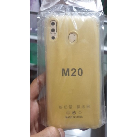 Softcase Case Anti Crak Bening Samsung M20