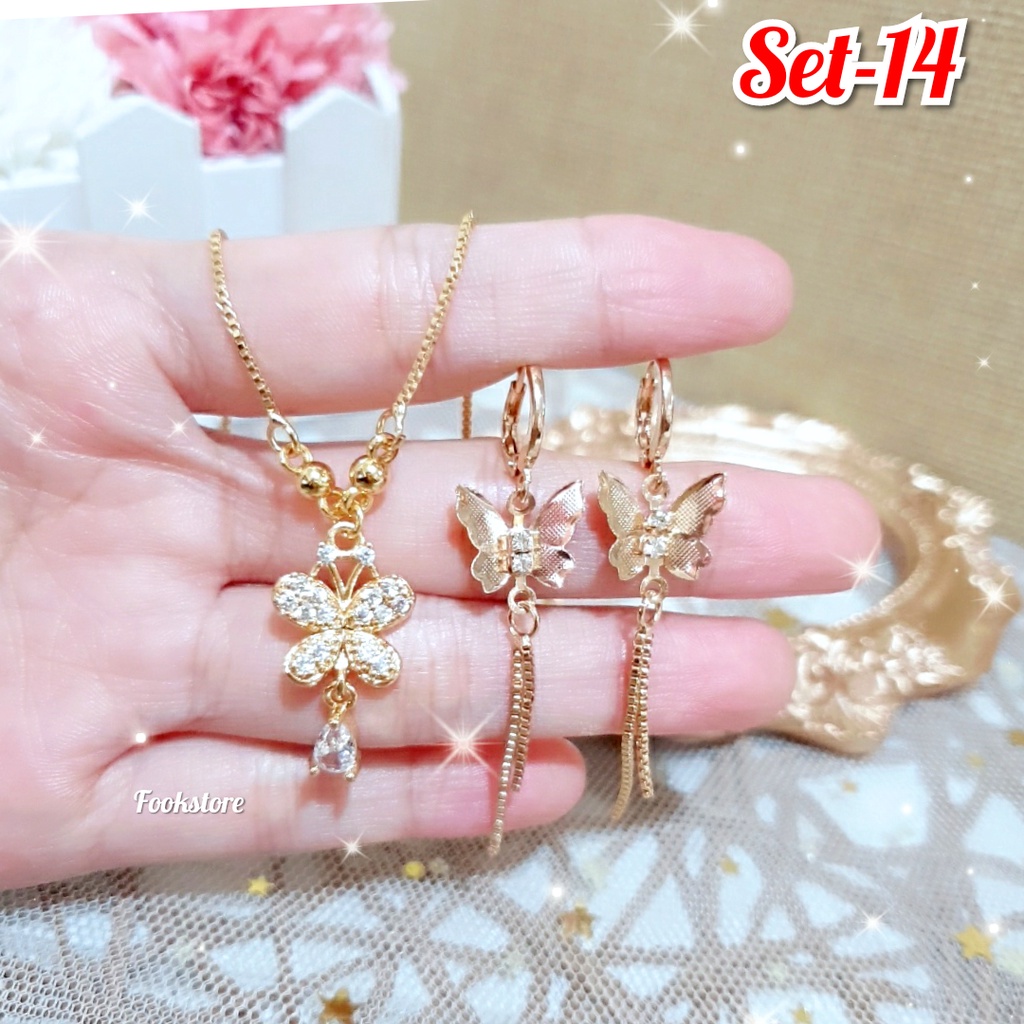 SET KALUNG DAN Anting xuping FASHION