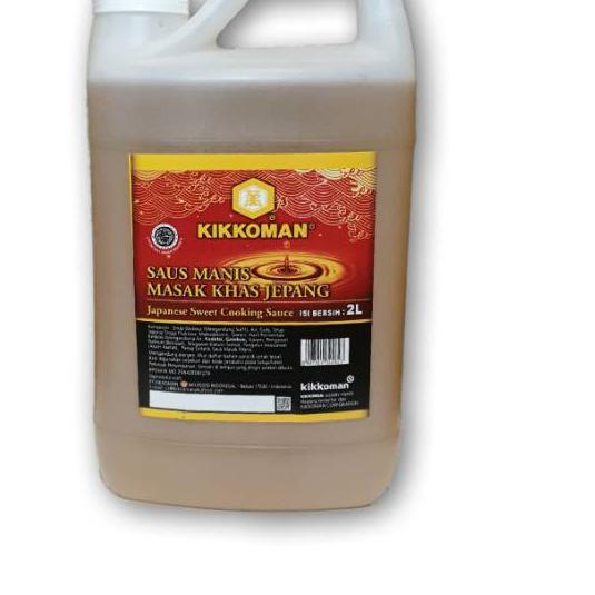 

✹ Kikkoman Japanese Sweet Cooking ( CUKA SUSHI) Halal Jerigen 2L | Sweet Seasoning Sauce ☝
