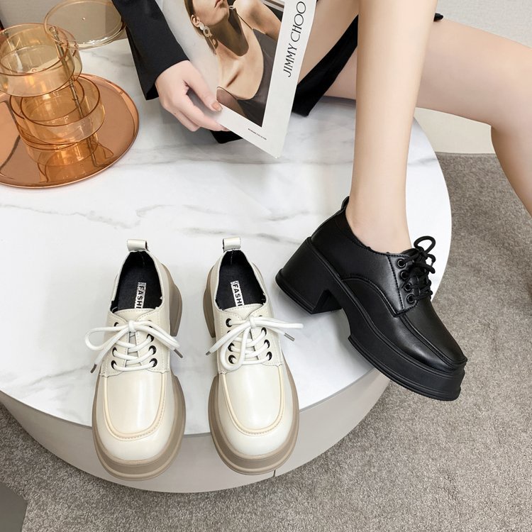 COD POS 247 Sepatu BOOTS DOCMART Hak Tebal Wanita Import Elegant