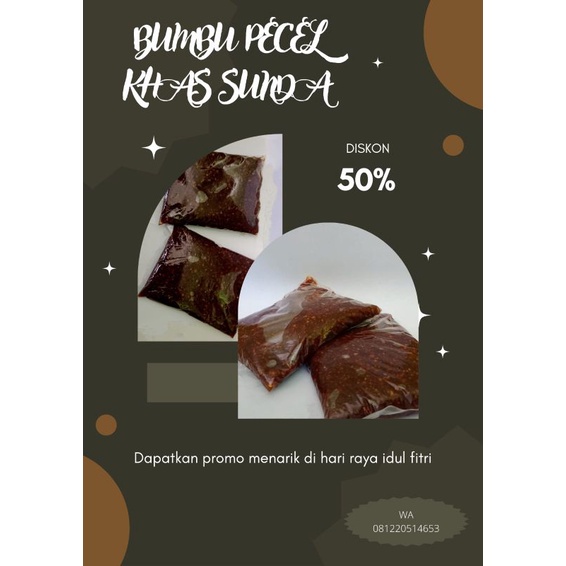 

Saerasa bumbu pecel 200 gr menggunakan 100% bahan asli