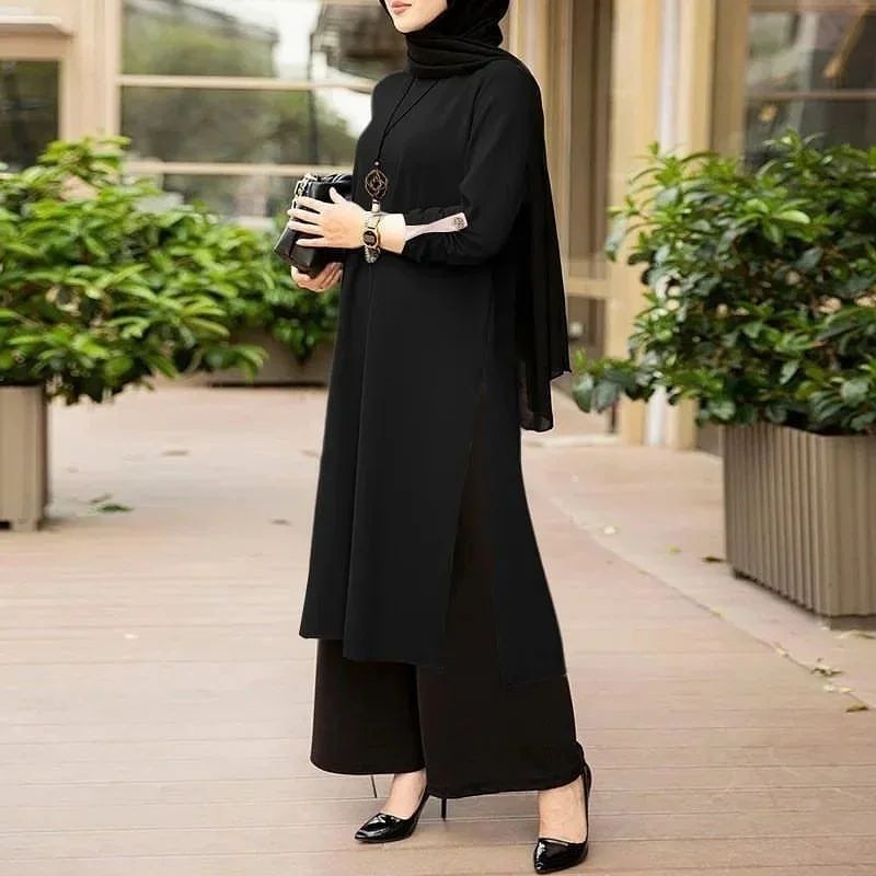 Kanaya Tunik Baju Tunik Modern Simple Elegan Bahan Crinkle Airflow M L XL Model Terbaru Lebaran 2023
