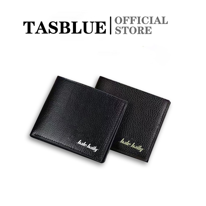 TASBLUE Dompet Pria Dompet Kulit Sintetis Dompet pria dompet lembut pria slot multi-kartu baru tren mode pendek N01