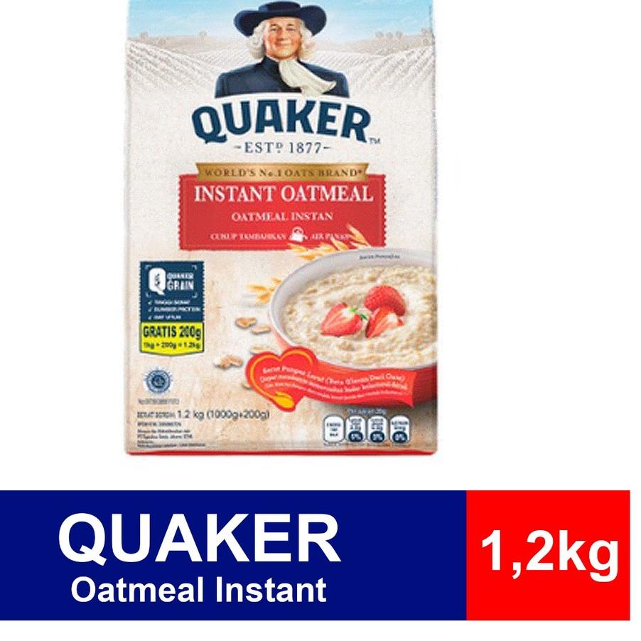 

☃ Quaker Oatmeal Instant 1,2kg HALAL! PROMO! ۩