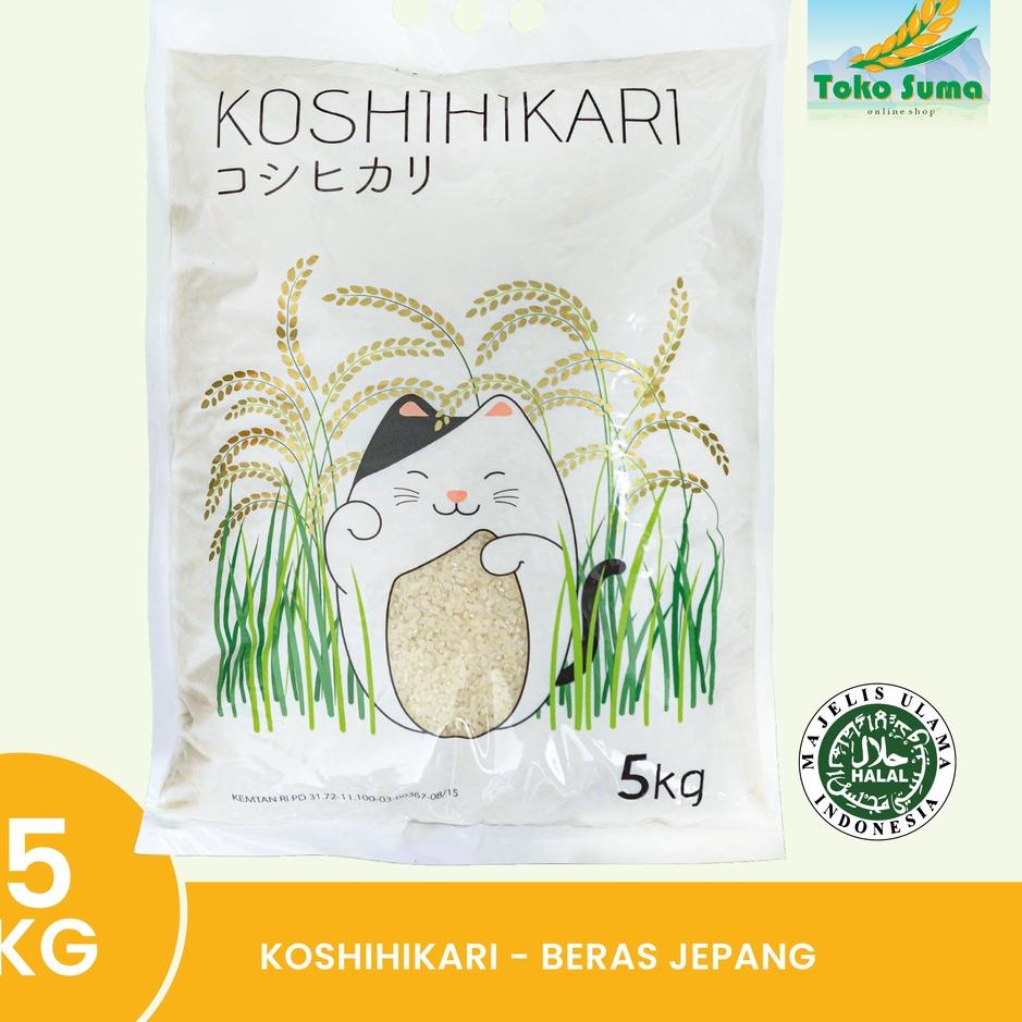 

➹ Koshihikari Beras Jepang 5KG ✩