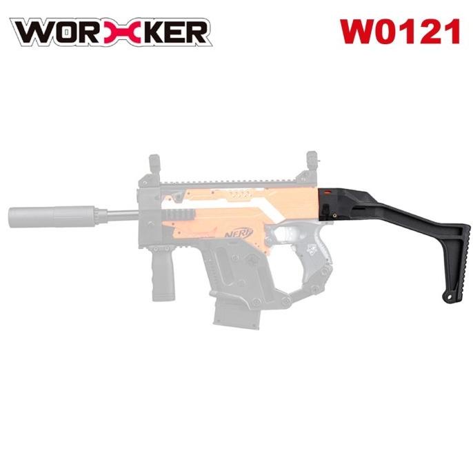 SALE TERLARIS  WORKER MOD NERF KRISS VECTOR STYLE STOCK/POPOR BLACK