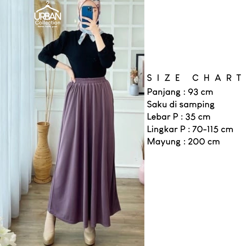 ROK POLOS MAYUNG PREMIUM /SAKU SERIES/ BASIC SKIRT / MAY SKIRT ROK MUSLIMAH PANJANG MURAH KERJA NGANTOR KULIAH CASUAL OOTD