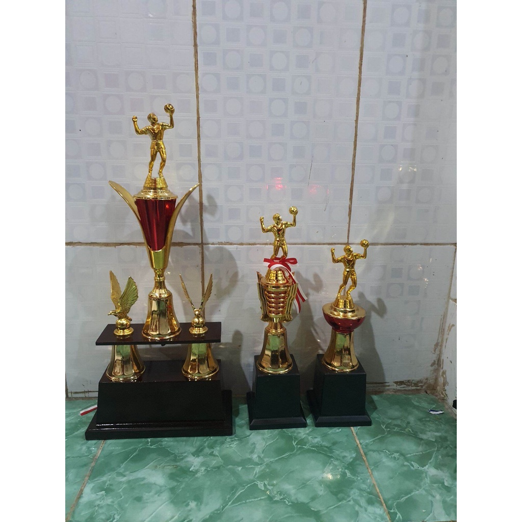 Trophy Piala set Volley bola voli volley ball