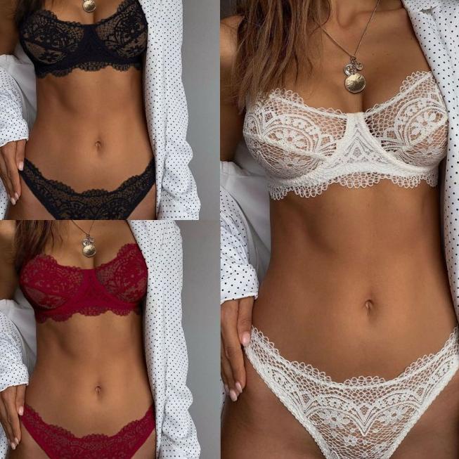 CUCI GUDANG C33 SANDRA g string daleman wanita brukat celana dalam bra bh tanpa kawat ░