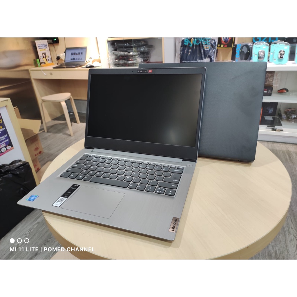 Laptop Baru Lenovo Ideapad Slim 3 N4020 4GB 512GB SSD FHD Windows 11 Office Original 2021 PROMO Terlaris