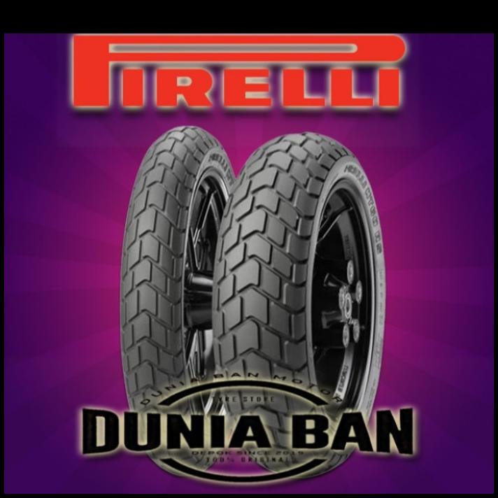 Terbaru Paket Ban Pirelli Mt 60 / Mt60 Uk 100/90-19 &amp; 130/80-17 Tubeless